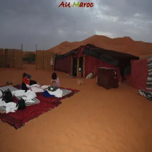 bivouac désert Maroc