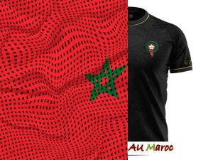 maillot du Maroc noir