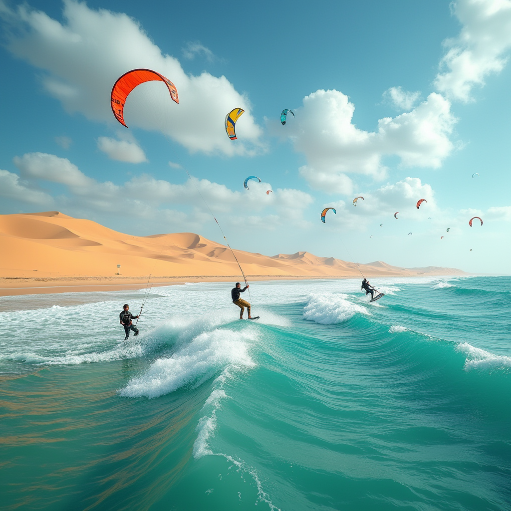 kitesurf à Dakhla