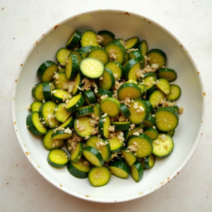 Salade Marocaine Traditionnelle de Courgettes