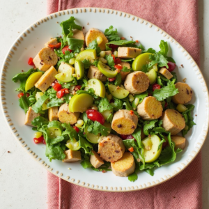 Salade Marocaine Traditionnelle de Courgettes