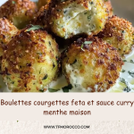 Boulettes courgettes feta