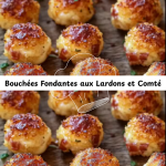 Bouchées Fondantes aux Lardons et Comté