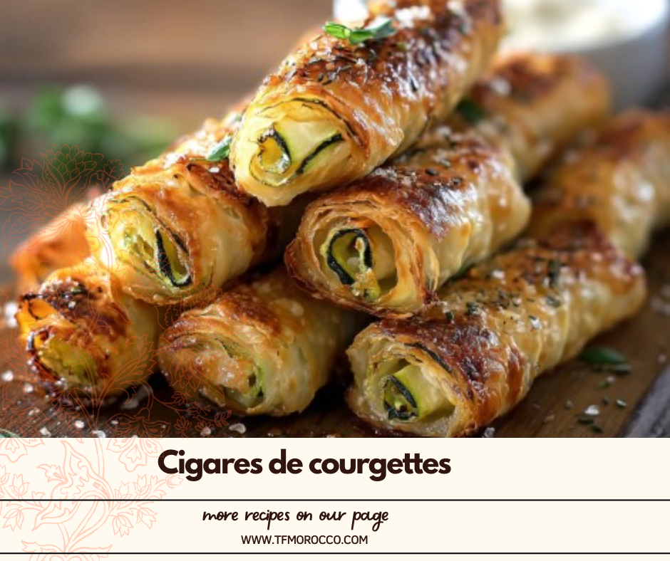 Cigares de courgettes Cigares de courgettes