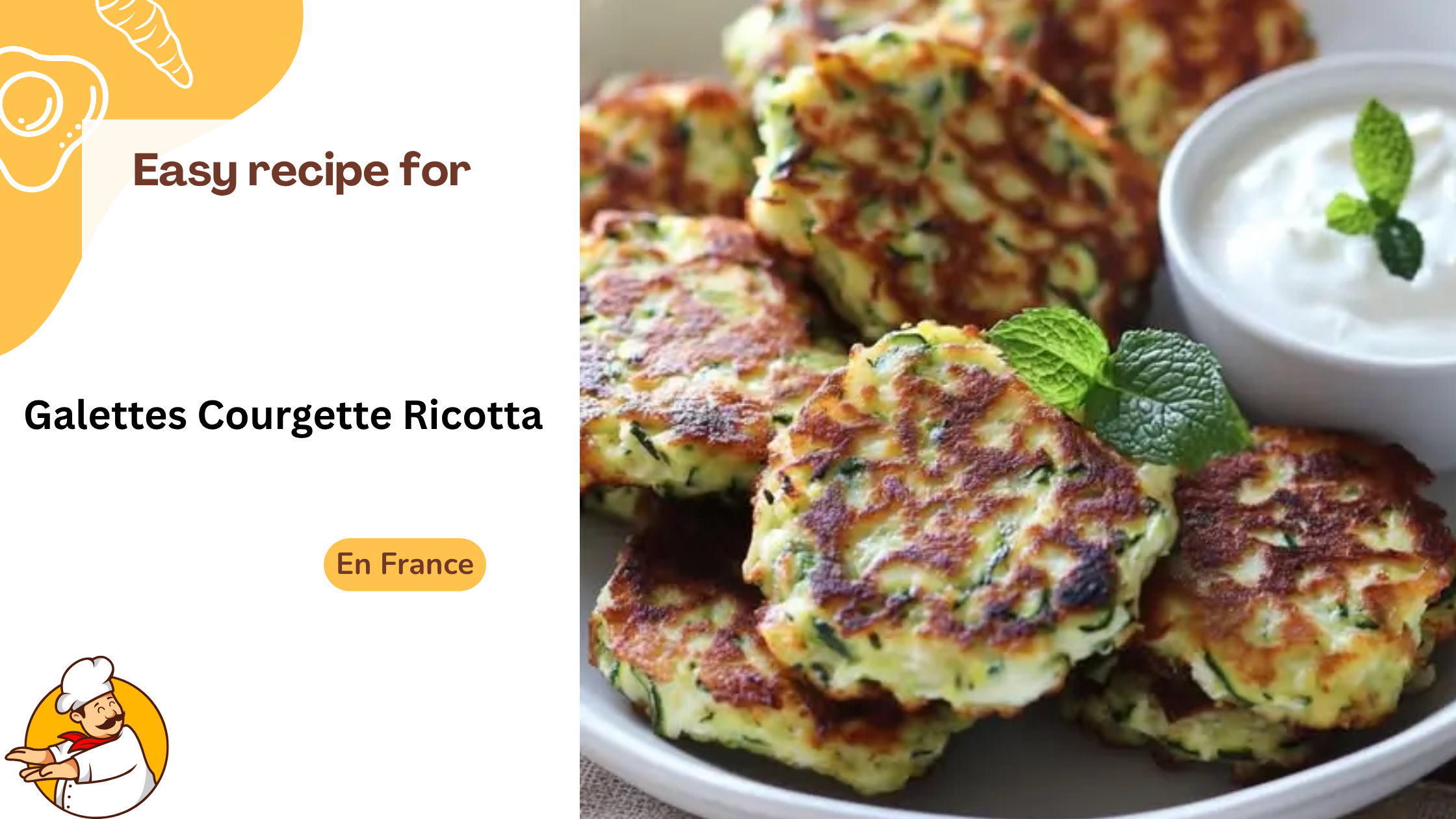 Galettes Courgette Ricotta Galettes Courgette Ricotta