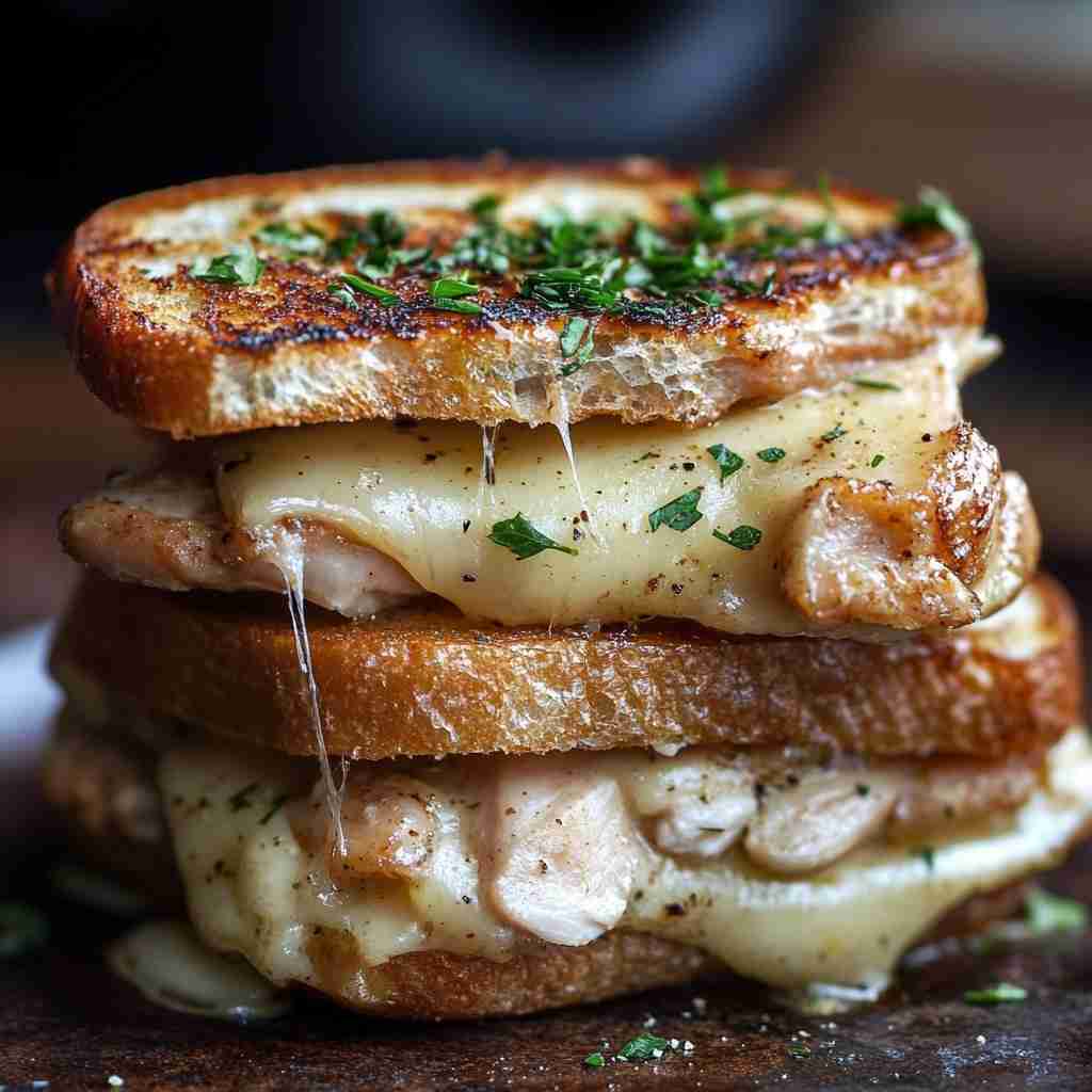 Croque Poulet & Moutarde à l’Ancienne