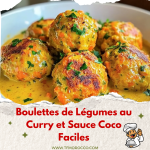 Boulettes de Légumes au Curry et Sauce Coco Faciles