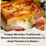 Croque-Monsieur Traditionnel Recette Facile et Gourmande pour un Goût Parisien à la Maison