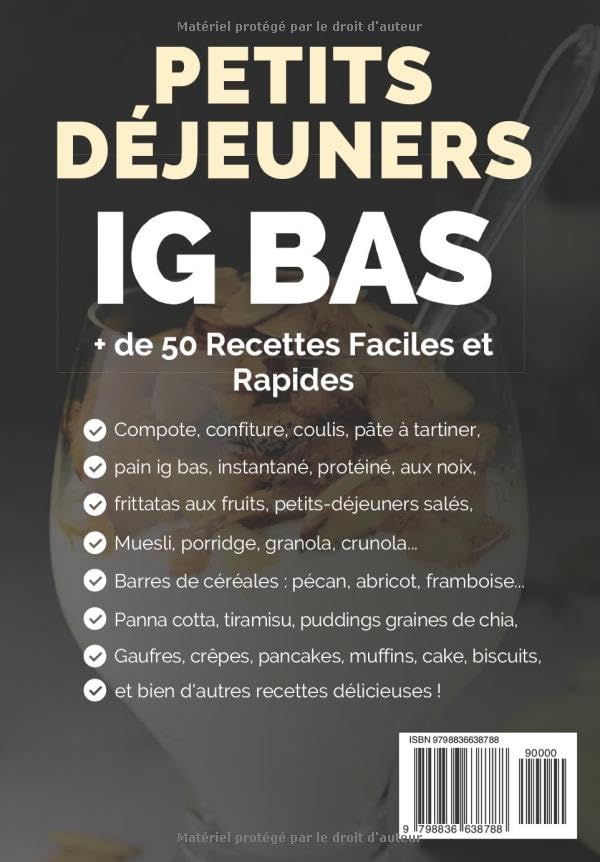 petits déjeuners IG bas