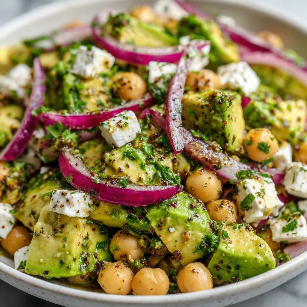 Salade Pois Chiches Feta Avocat : Fraîche et Rapide