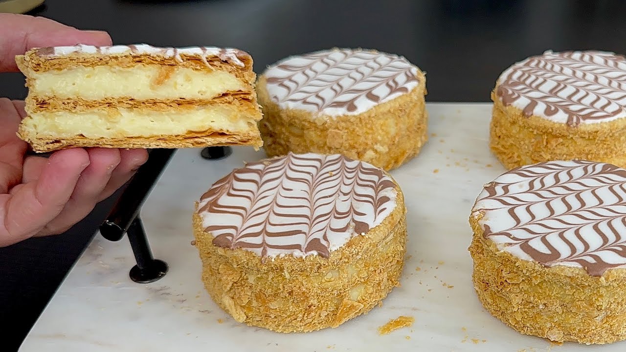 Petits Millefeuilles à la Crème Pâtissière