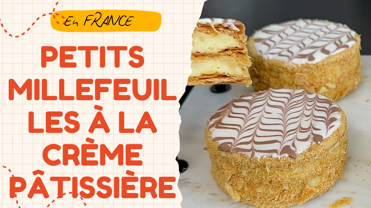 Petits Millefeuilles à la Crème Pâtissière Petits Millefeuilles à la Crème Pâtissière