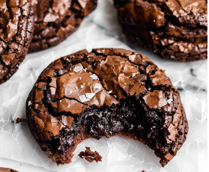 Brookies au Chocolat Moelleux et Craquelés