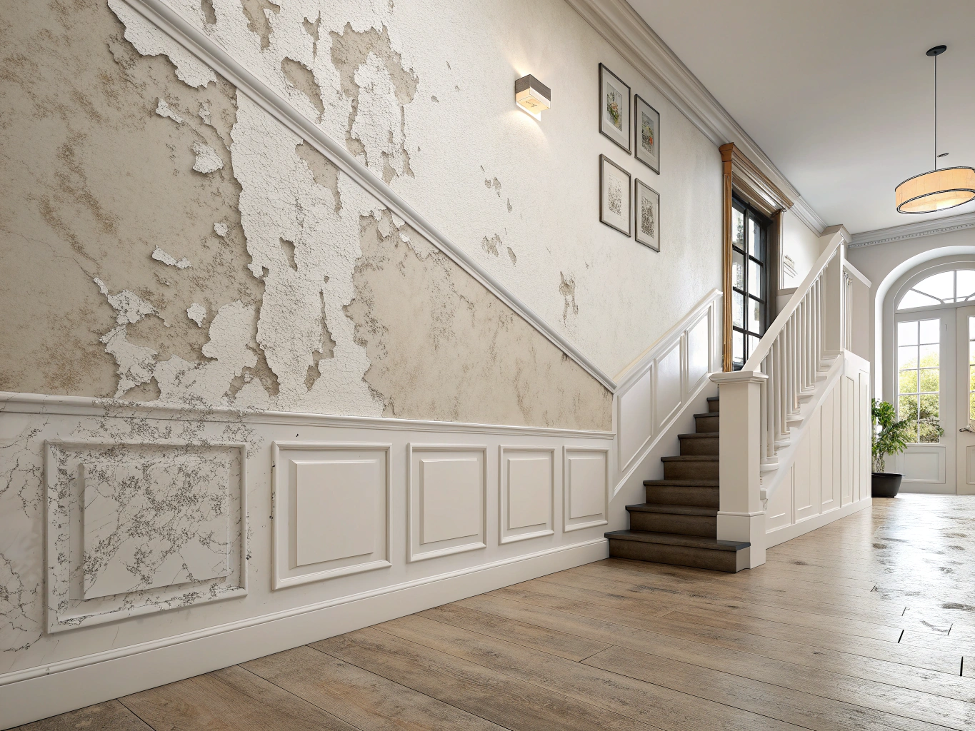 Salpêtre sur les murs : causes, solutions et prévention