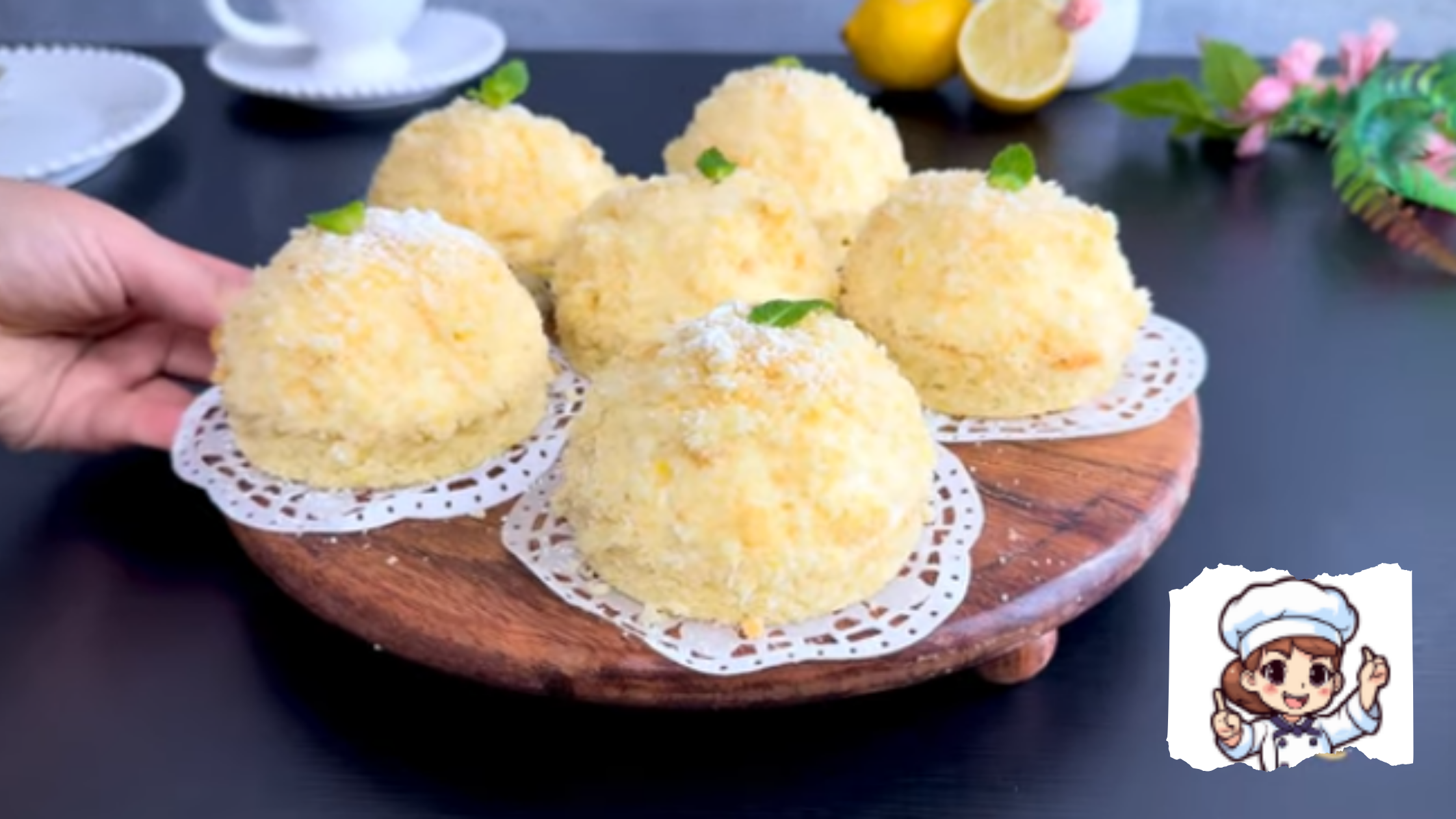 Dômes citron faciles et ultra moelleux Dômes citron faciles et ultra moelleux