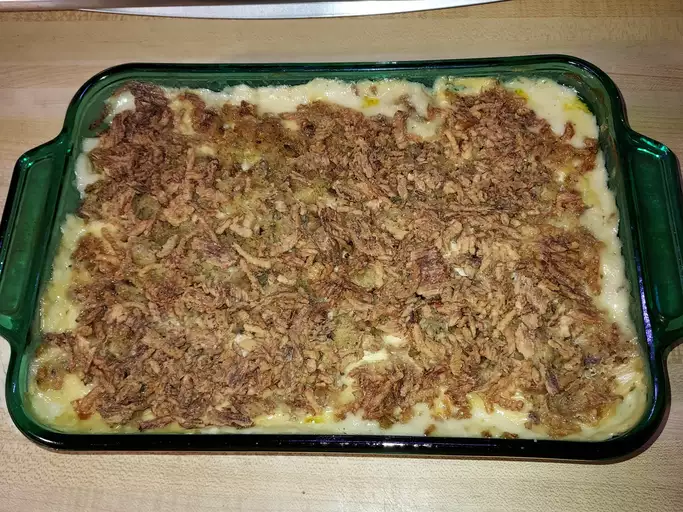 Casserole Poulet et Farce Crémeuse Recette Facile